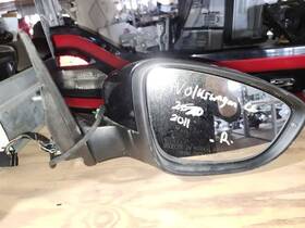 128-50325r Volkswagen Passenger Side View Mirror Power Folding Opt 6xw Fits 09-12 Cc 7653
