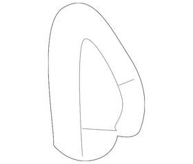 3cn-804-413 Volkswagen Genuine Inner Pillar Bracket