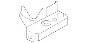 3cn-810-333 Volkswagen Genuine Lower Bracket