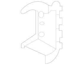 5qn-802-552-a Volkswagen Genuine Corner Reinforced
