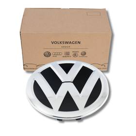 7n0853600afod Volkswagen Vw Atlas 2018-2020 Front Bumper Radiator Grille Emblem R-line Oem