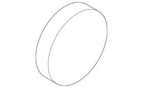 861-877-399 Volkswagen Genuine Door Shell Grommet