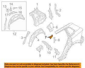 5nl810036 Volkswagen Oem Vw 2018 Tiguan Quarter Panel-side Panel Right