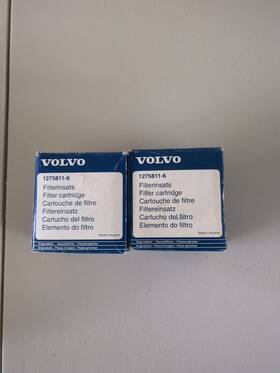 1275811-6 Volvo 2pk New Genuine Engine Oil Filter With Gasket Seal Oem Nib Nos