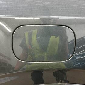 177.vo1x16 Volvo Fuel Filler Door Flap For 2016 Xc90 Gry Paint Code-492