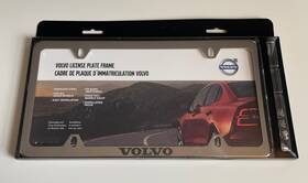8640262 Volvo Genuine License Plate Frame Bracket Polished Chrome Oem New
