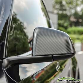 Et-ty-smo-3bm Voodoo Fit 2017-2023 Tesla Model Y 3k Dry Carbon Matte Black Side Mirror Cover