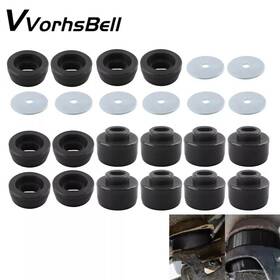 Bus013-bk-3d Vvorhsbell Body Cab Mount Bushing Kit Fits 99-2014 Chevy Gmc Sierra 1500 2500 2wd 4wd 7-141