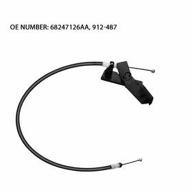 068247126aa Wellwer Hood Latch Release Cable Assembly For 2015-2023 Jeep Renegade 68247126aa