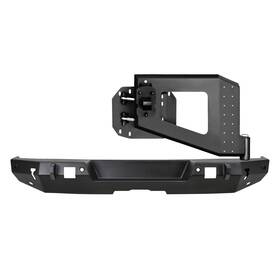 59-82055 Westin Wj2 Rear Bumper With Tire Carrier Sensors Black