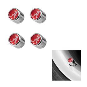 Wcs50395 Wincraft Alabama Crimson Tide Chrome Valve Stem Caps