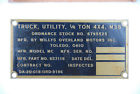 Ord-9196 Wo 804255 Unbranded Willys Mc
