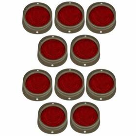M-ms35387-1 World American Red Lens Quantity Pack 10 Ea