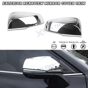 Kt487s Xotic Tech Gloss Chrome Silver Door Rear View Mirror Cover For Toyota Highlander Rav4 2020