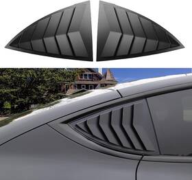 211025 Yhcdsea For Model Y Side Window Louver Cover Sport Style Tesla Matt Black