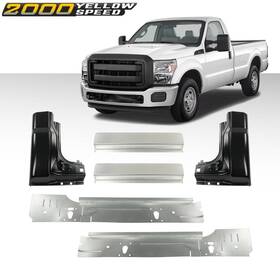 Ylw554777 Ylwspeed2000 Fit For 99-16 Ford Super Duty 2 Door Regular Cab Rocker Panel Inner &cab Kit