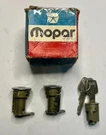 New Old Stock Door & Ignition Locks For 1967-68 Models Mopar #2862660. Fixed Price $180.00.