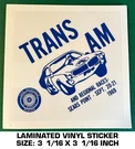 Trans Am Sears Point Sept 1969 Vinyl Decal Sticker-vintage Racing-scca-javelin. Fixed Price $7.94.