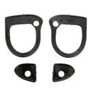 65-66, 69-70 Mustang Outside Door Handle Pad Set, 4 Pc Acp Repro, FM-BD021A. Fixed Price $6.00.
