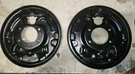 Set 1968-1971 11" Ford Torino Mustang Bendix Rear Drum Brake Backing Plates. Fixed Price $89.99.