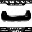 New Painted *KH3 Black* Rear Bumper Cover Replacement For 2008-2015 Nissan Rogue. Fixed Price $410.99.