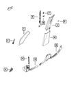 Genuine Mopar Trim Bracket 68255474AA. Fixed Price $10.38.