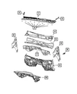 Genuine Mopar Cowl Side Trim Panel Right 68299454AC. Fixed Price $14.25.