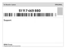 Genuine Bmw Support 51-11-7-469-880 New. Fixed Price $20.15.