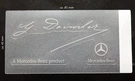 Genuine Mercedes Daimler Signed Clear Windshield Glass Decal 0045847338. Fixed Price $11.60.