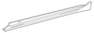 Genuine Lexus ES350/ES300H 2013-2018 Rocker Molding Lh=driver Side, 75852-33913. Fixed Price $539.95.