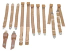 1968-69 Dodge Plymouth Body Tan Bucket Seat Belts Full Set Charger Gtx Rr. Fixed Price $899.95.
