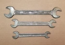 T/w- Made In England Fat Open-ended Surrogate Spanners, Jaguar Xk 120 Tools (3). Fixed Price $90.00.