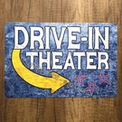 Metal Sign Drive Theater Theatre Movie House Outdoor Cinema Ozoner Big Screen. Fixed Price $13.95.