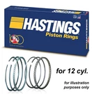 Hastings 2C4441 Piston Rings X12 For Jaguar 5.3L V12 90.00 1.60X2.00X4.00. Fixed Price $273.09.