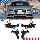 Headlight Headlamp Mount Support Plate Bracket Set For Audi A5 RS5 2013-2016. Fixed Price $59.99.