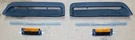 1967 1968 Mustang Gta Gt/cs Orig Hood Turn Signal Inserts + Grilles Lights. Fixed Price $279.00.