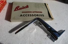 Nos 1956 Buick Roadmaster Chrome Diecast Accessory Gas Door Guard #981759 Gm. Fixed Price $32.00.