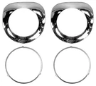 Single Headlight Bezel Set & Reataining Rings Kit For 55-57 Chevy Gmc Pickup. Fixed Price $221.95.