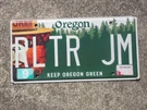 Oregon Smokey Bear License Plate Keep Green Prevent Forest Fires Rltrjm. Fixed Price $80.00.
