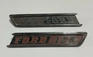 Genuine 1967 Ford F100 Truck Side Emblem Pc Set C7TB-16721A C7TB-16720A. Fixed Price $59.95.