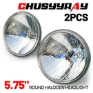 2PCS Round Dot 5.75" 5-3/4INCH Headlights Halogen Hi/low Beams. Fixed Price $56.99.