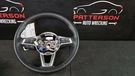 16-19 Miata Black Leather Wrapped Steering Wheel Red Stitching Paddle Shifters. Fixed Price $100.00.