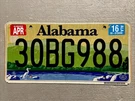 Vintage Alabama License Plate Heart Of Dixie/ Hills Lake Random Letters/numbers. Fixed Price $8.99.