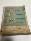 1966 Ford Lincoln Mercury Obsoleted Superseded Interchangable Catalog Manual. Fixed Price $19.99.