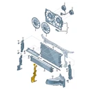 New Audi A7 Sportback Radiator Left Air Duct 4G8121283AK Original. Fixed Price $79.83.