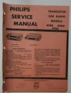 Philips Canada Car Radio Brochure Model 4TBD 4TBO 4TBZ 1965 Ford Mustang Fairlan. Fixed Price $8.67.