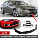 Add-on Universal Fit For 2014-2017 Acura Rlx Front Bumper Lip Spoiler Splitter. Fixed Price $59.83.