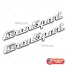 2X For Maserati Gran Sport Side Fender Marker Nameplate Emblem Badge Chrome. Fixed Price $59.99.