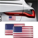 2PCS American Flag 3D Metal Decal, Aluminum Alloy Car Emblem Red. Fixed Price $9.99.