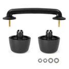 Fit 2007-2018 Jeep Wrangler Jk Hood Footman Loop And Windshield Bump Stop Set. Fixed Price $12.44.
